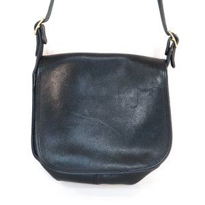 Coach Vintage Black Classic Pouch Flap Bag (9170)